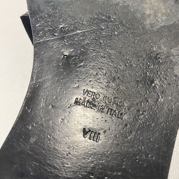 Amanu‎ Women’s 8 Style 02 The Sabi Red And Black Leather Suede Strap Sandal - Picture 9 of 11